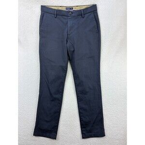 Dockers Men's Slim Fit Signature Khaki Flex Comfort Pants‎ Navy Size 34x30